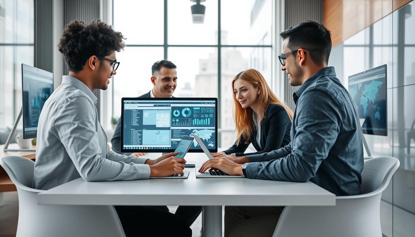 Business data analysis and visualization systems